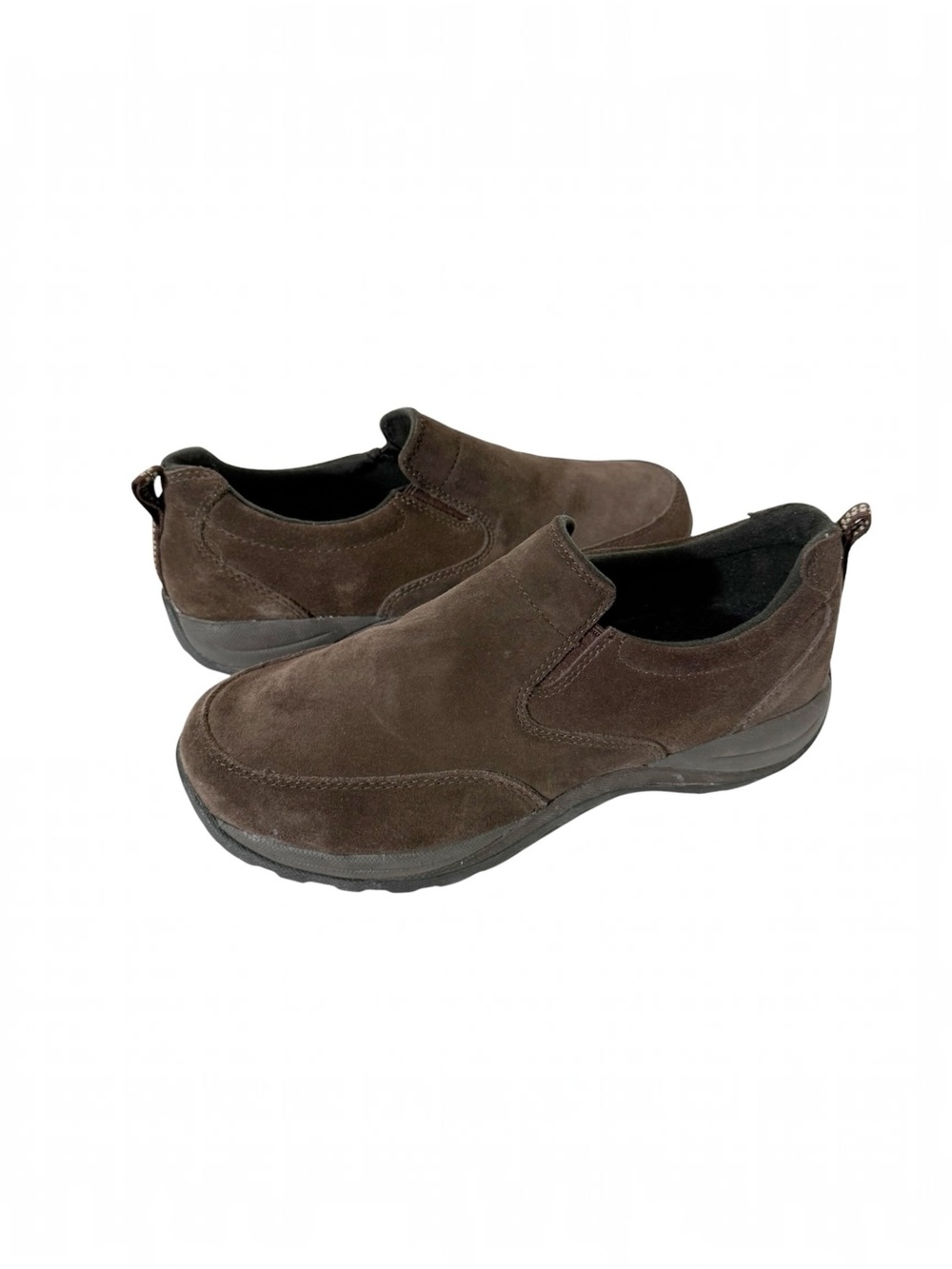 L.L. Bean Mens‎ Suede Brown Comfort Moc Casual Slip On Shoes Size 9
